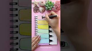 Easy Front Page Idea: French ✨ #shorts #halyncalligraphy #frontpage