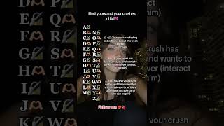 Find yours and your crushes initial#fyp #viral#fy #fyp #yoursign #initials