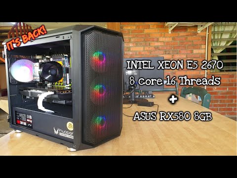 The Intel Xeon Is Back! | E5 2670 | RX580 8GB Budget Gaming Pc #xeon #pcbuild #gamingpc