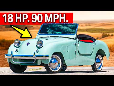 Even at 18 HP & Rope Starter, The 1949 Crosley Hotshot SHOCKED EVERYONE with 90 MPH at Bonneville