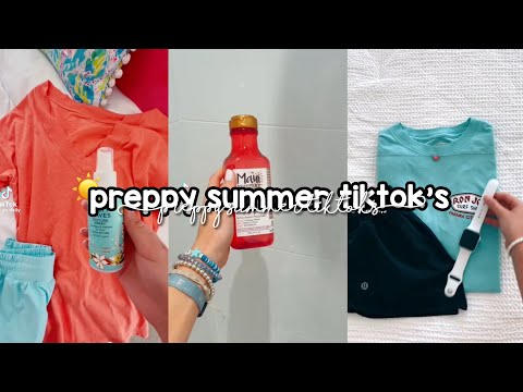 summer preppy tiktok compilation