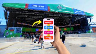 Verizon vs AT&T vs T-Mobile vs Boost Mobile at the NFL Draft!