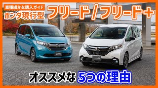 ホンダ フリード／フリード＋（現行型）は、コンパクトで運転しやすいのに車内は広々！ 中古車も2000台以上見つかるのでオススメ
