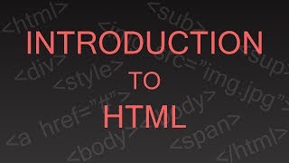 INTRODUCTION TO HTML SERIES