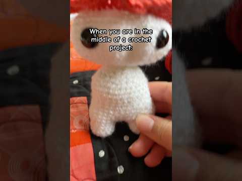 When you’re in the middle of a crochet project: #crochet #goofy #relatable