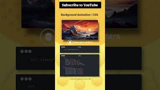 background Animation Css for website design 👌 #coding #webdesign #frontend #css #viral #viralvideo