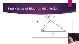 Find Values of Trigonometric Ratios