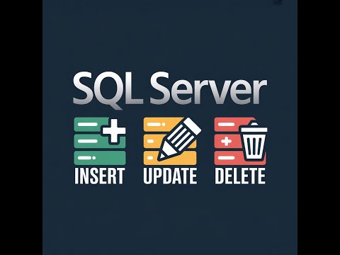 Insert,Update,Delete Operations in SQL Server