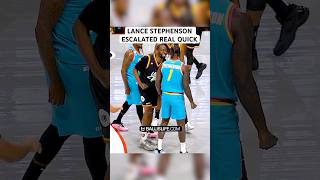 Lance Stephenson & Jordan Crawford escalated real quick 😡