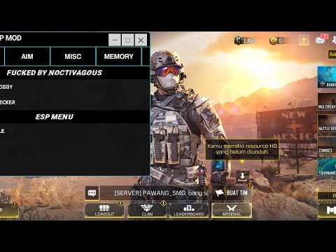UPDATE MOD MENU CALL OF DUTY MOBILE GARENA 1.6.37 TERBARU!! ANTIBAN 100% FULL BRUTAL