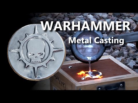 Warhammer 40k - Metal Casting a Nova Marine Chapter Emblem