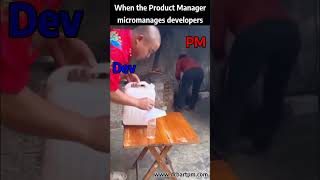 When Product Manager micromanages the development team #productmanagement #agile