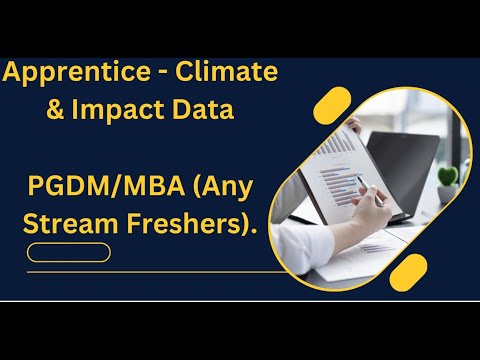 Apprentice   Climate & Impact Data for MBA freshers