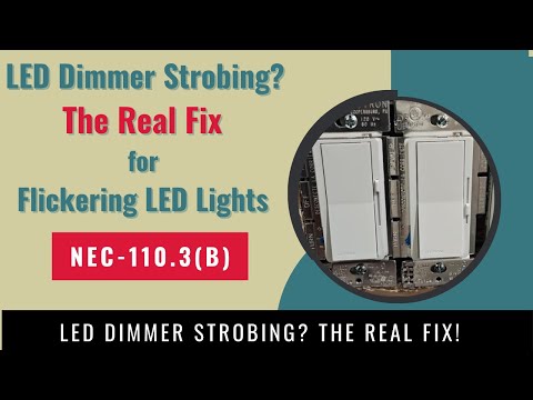 LED Dimmer Strobing? The Real Fix for Flickering LED Lights (Not Your Wiring!)#LEDStrobing #LED
