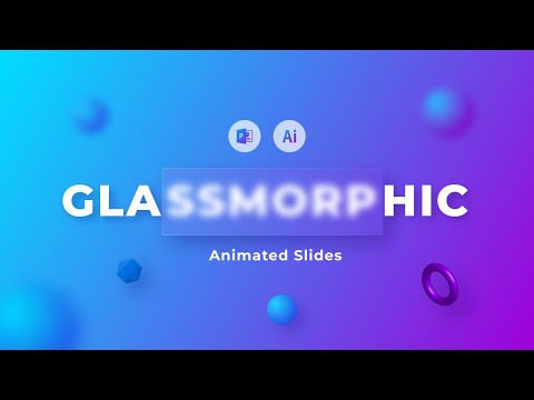 Glassmorphism Animated Powerpoint Presentation