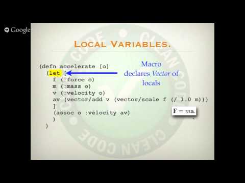 Uncle Bob Martin presents Clojure (Chicago Java Users Group 2013-10-16 Meetup)