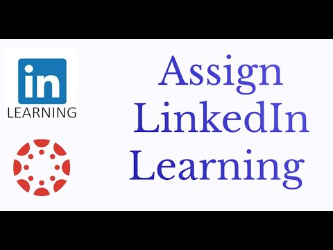 Assign LinkedIn Learning in Canvas
