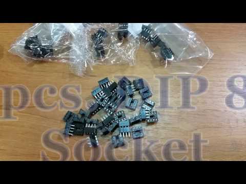 50 pcs  DIP8 Integrated Circuit Socket from Banggood