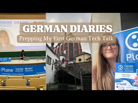 My First German Tech Talk | Plone Tagung 2025 Vlog (Part 1)