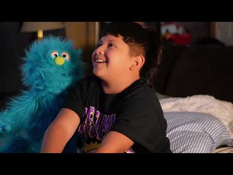 Sam the Puppet and Eric hanging out bored at home