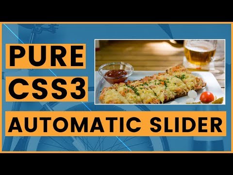 Creating Automatic CSS Image slider with CSS3 animation & HTML5 | No Javascript or Jquery - Tutorial