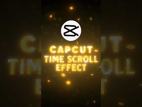 Capcut Time Scroll Effect💀🔥!! #edit #shorts