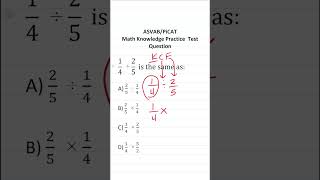 ASVAB/PiCAT Math Knowledge Practice Test Question: Dividing Fractions #acetheasvab with #grammarhero