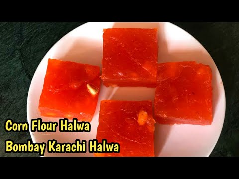 Corn Flour Halwa | Bombay Karachi Halwa Recipe in Tamil | Quick and Easy Diwali Sweet Recipes |