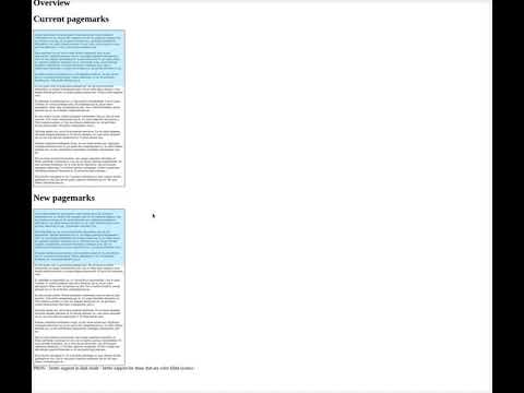 New polar pagemarks system