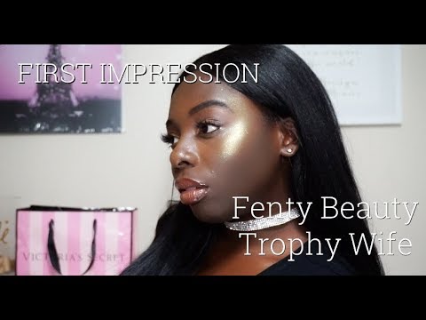FENTY BEAUTY: Trophy Wife on dark skin || First Impressions || The Danielle Denise