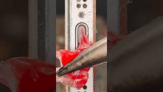 Cleaning iPhone Charging Port with Red hot Glue! #experiment #satisfying  #asmr #cleaning