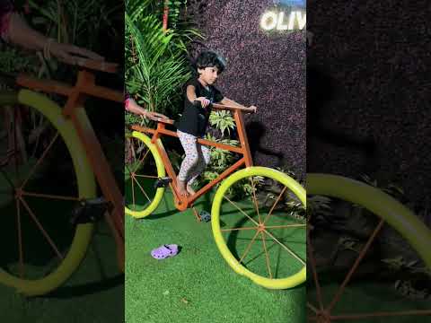 Big cycle for small paru #paru #viral #trending #girlbaby