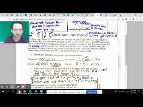 Day 9: Parameter vs. Statistic