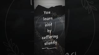 Suffering Silently #life #lifestyle  #inspiringvibes #quotes #inspiration #motivation #hardtimes