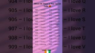 Which Of These Is Your Secret Code? 😏🔐