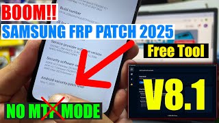 Samsung FRP BYPASS New FRP Unlock Tool Android 13/14/15/16 Google Account Remove