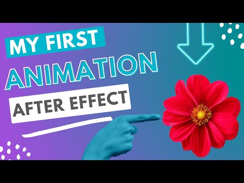 how to animate flower in adobe after effect | my first animation | Adobe after effect | animation