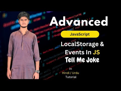 Events & Local Storage In JavaScript || Advanced JavaScript Course 09