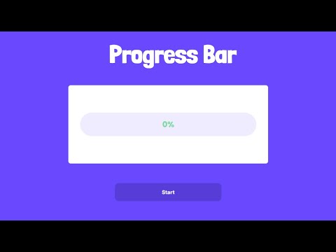 Create A Cool Progress Bar: HTML, CSS & JavaScript Tutorial