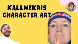Drawing KallMeKris Characters! #shorts