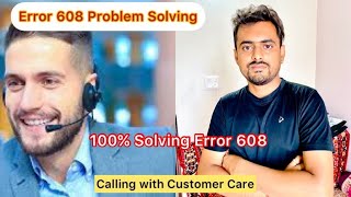 Realme An Error Occurred 608 Please Contact Customer service | Vikas View
