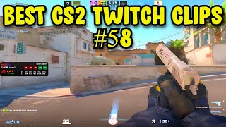 BEST CS2 CLIPS #58 | CS2 BEST TWITCH HIGHLIGHTS