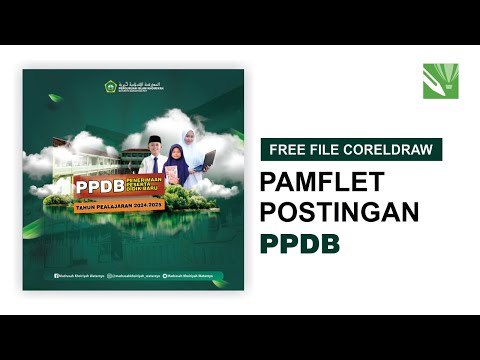 DESAIN PAMFLET PPDB 2024 - CORELDRAW