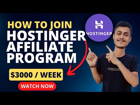 How to Create Hostinger Affiliate Account | Hostinger ka affiliate program kaise join kare 🤷