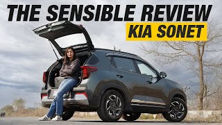Kia Sonet Facelift Rear Seat & Boot Space Review | Can 3 People Sit In Rear Of The Sonet?
