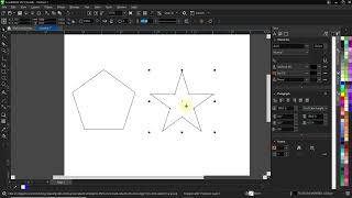 CorelDRAW: How To Convert A Polygon Into A Star Shape.