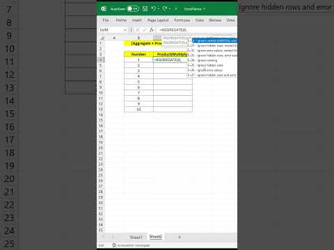 PRODUCT(Multiply) Formula In Excel #excel #exceltips #shorts