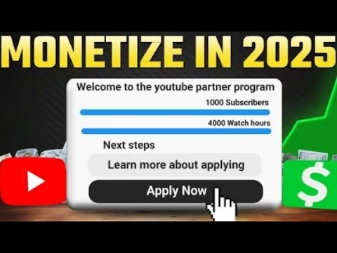 How to Monetize Youtube Channel in 2025 | Step-by-Step Guide for Beginners