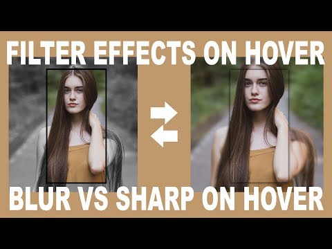 Blur vs Sharp - Filter css - Zoom and blur hover based animated box