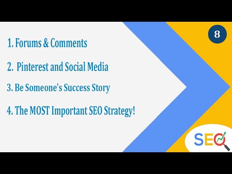 The MOST Important SEO Strategy | Pinterest and Social Media | SEO full course Part 8